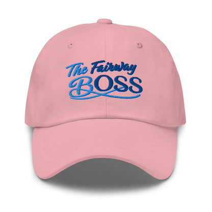 The Fairway Boss Sparkling Glitter Print Embroidered Golf Cap - Funny Golf Tee by Swing Epic