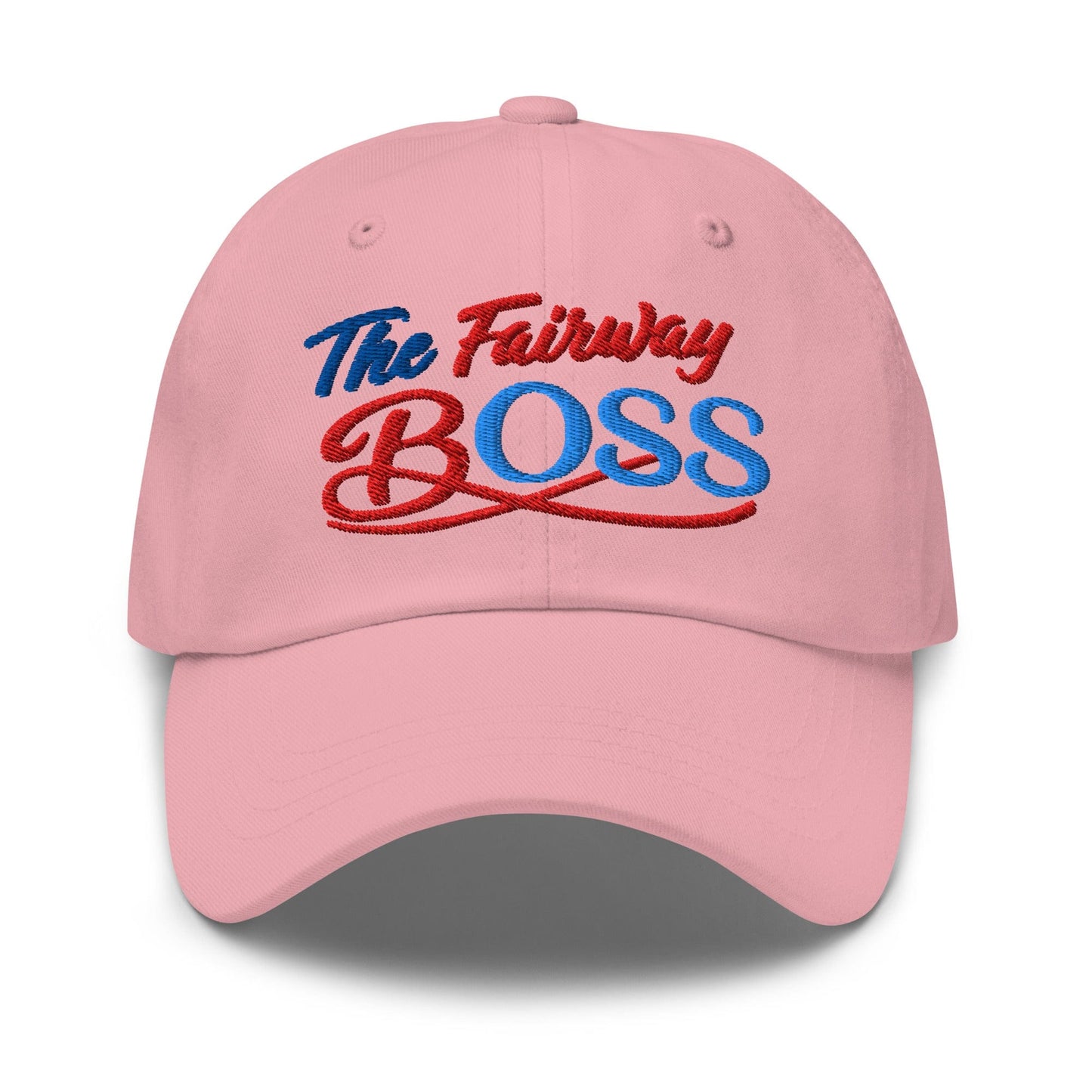 The Fairway Boss Sparkling Glitter Print Embroidered Golf Cap - Funny Golf Tee by Swing Epic