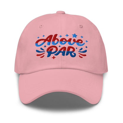 Above Par Embroidered Golf Cap - Funny Golf Tee by Swing Epic