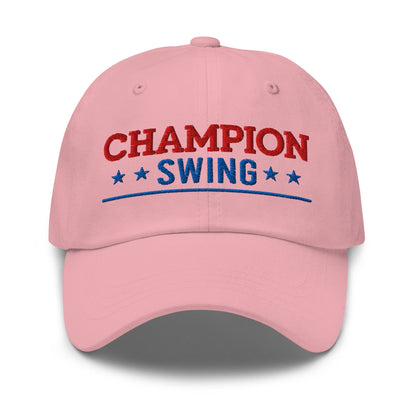 Champion Swing Star-Studded Fun Embroidered Golf Cap - Funny Golf Tee by Swing Epic