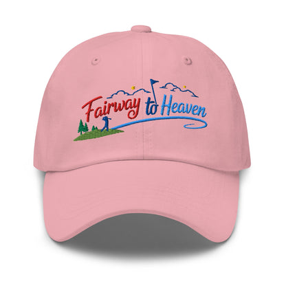 Fairway to Heaven Embroidered Golf Cap - Funny Golf Tee by Swing Epic