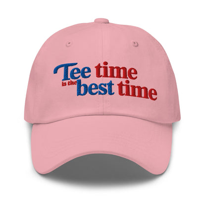 Tee Time is the Best Time Embroidered Golf Cap - Funny Golf Tee by Swing Epic
