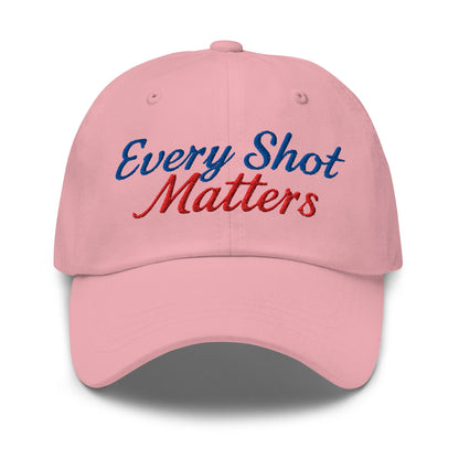 Every Shot Matters Fun Embroidered Golf Cap - Funny Golf Tee by Swing Epic