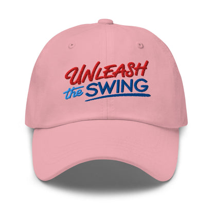 Unleash The Swing Embroidered Golf Cap - Funny Golf Tee by Swing Epic
