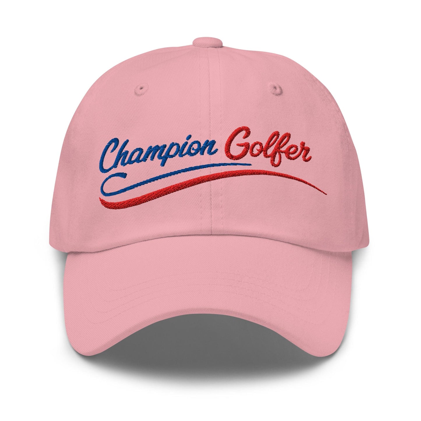Champion Golfer Sparkling Star Fun Embroidered Golf Cap - Funny Golf Tee by Swing Epic