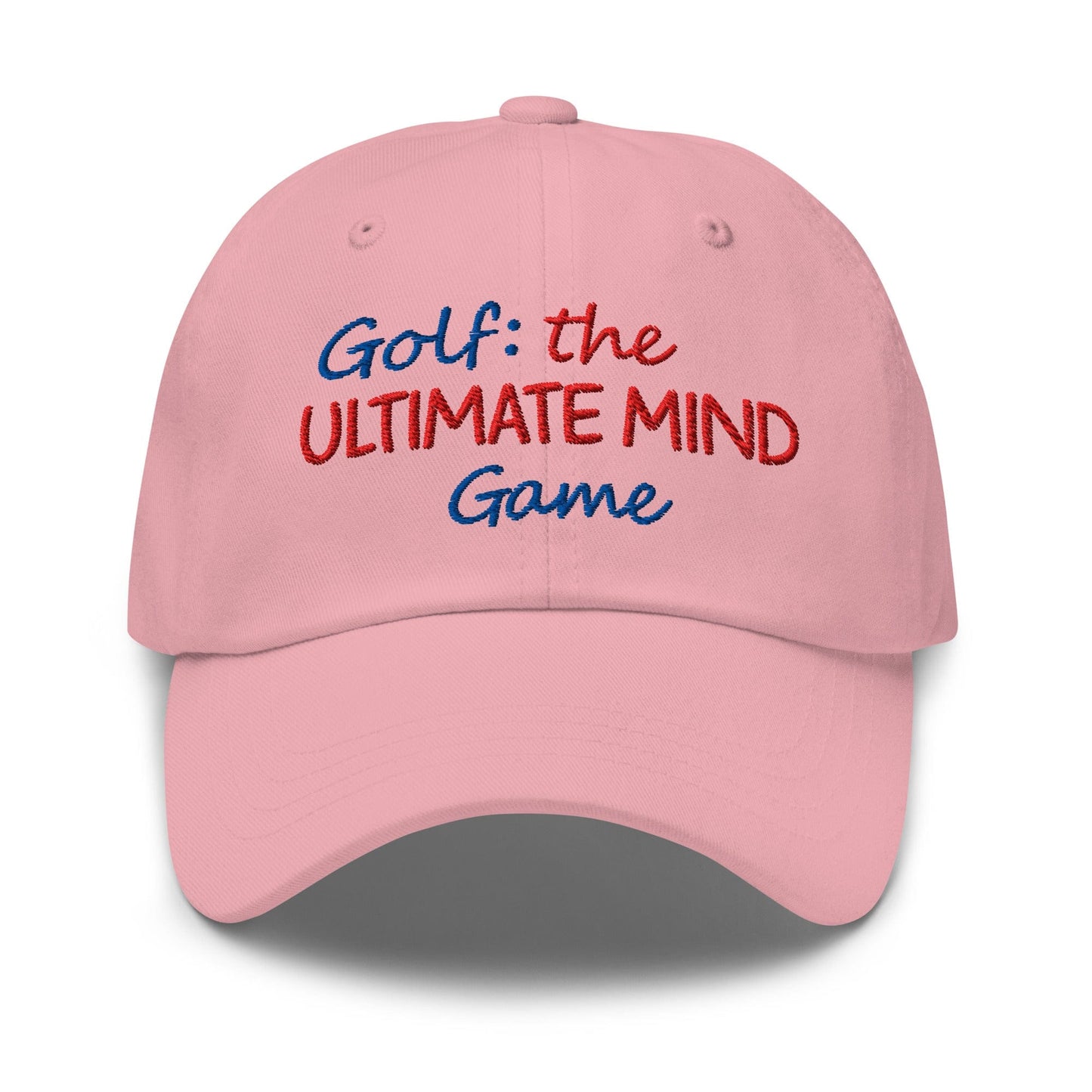 Golf: The Ultimate Mind Game Embroidered Golf Cap - Funny Golf Tee by Swing Epic