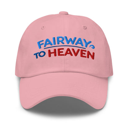 Fairway To Heaven Fun Spirit Embroidered Golf Cap - Funny Golf Tee by Swing Epic