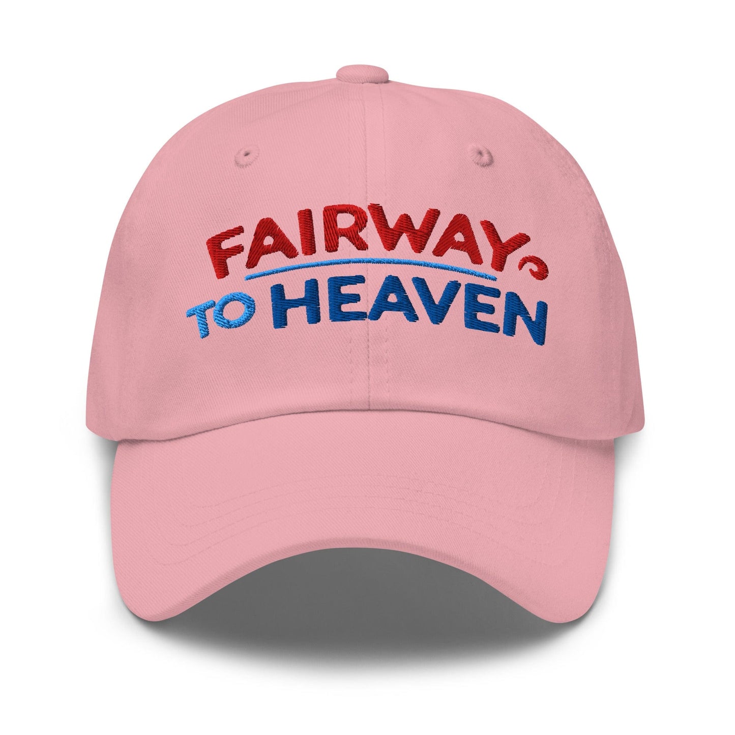 Fairway To Heaven Fun Spirit Embroidered Golf Cap - Funny Golf Tee by Swing Epic
