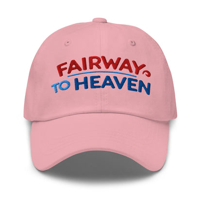 Fairway To Heaven Fun Spirit Embroidered Golf Cap - Funny Golf Tee by Swing Epic