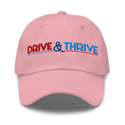 Drive & Thrive Embroidered Golf Cap - Funny Golf Tee by Swing Epic