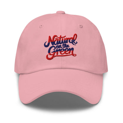 Natural on the Green Fun Embroidered Golf Cap - Funny Golf Tee by Swing Epic