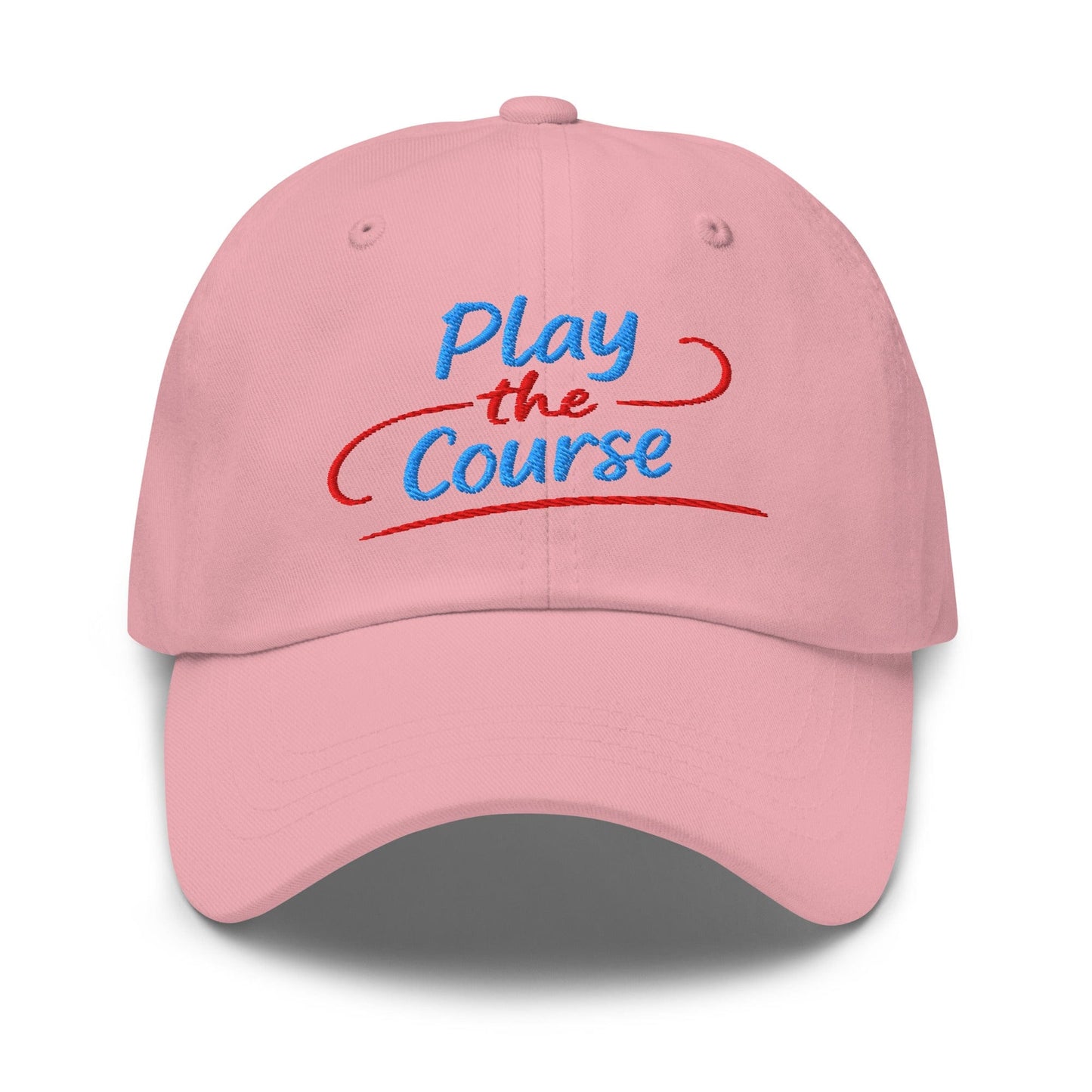 Play the Course Fun Spirit Embroidered Golf Cap - Funny Golf Tee by Swing Epic