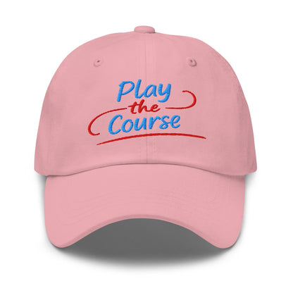 Play the Course Fun Spirit Embroidered Golf Cap - Funny Golf Tee by Swing Epic