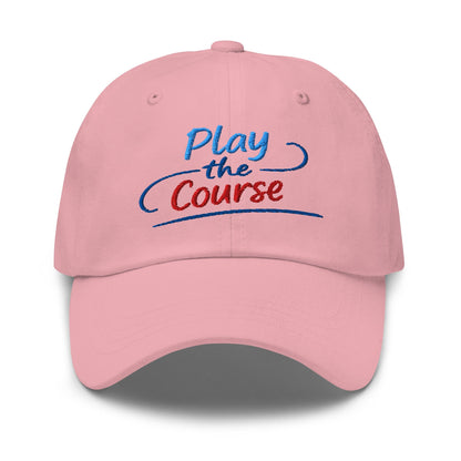 Play the Course Fun Spirit Embroidered Golf Cap - Funny Golf Tee by Swing Epic