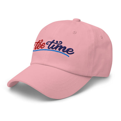 Tee Time Embroidered Golf Cap - Funny Golf Tee by Swing Epic