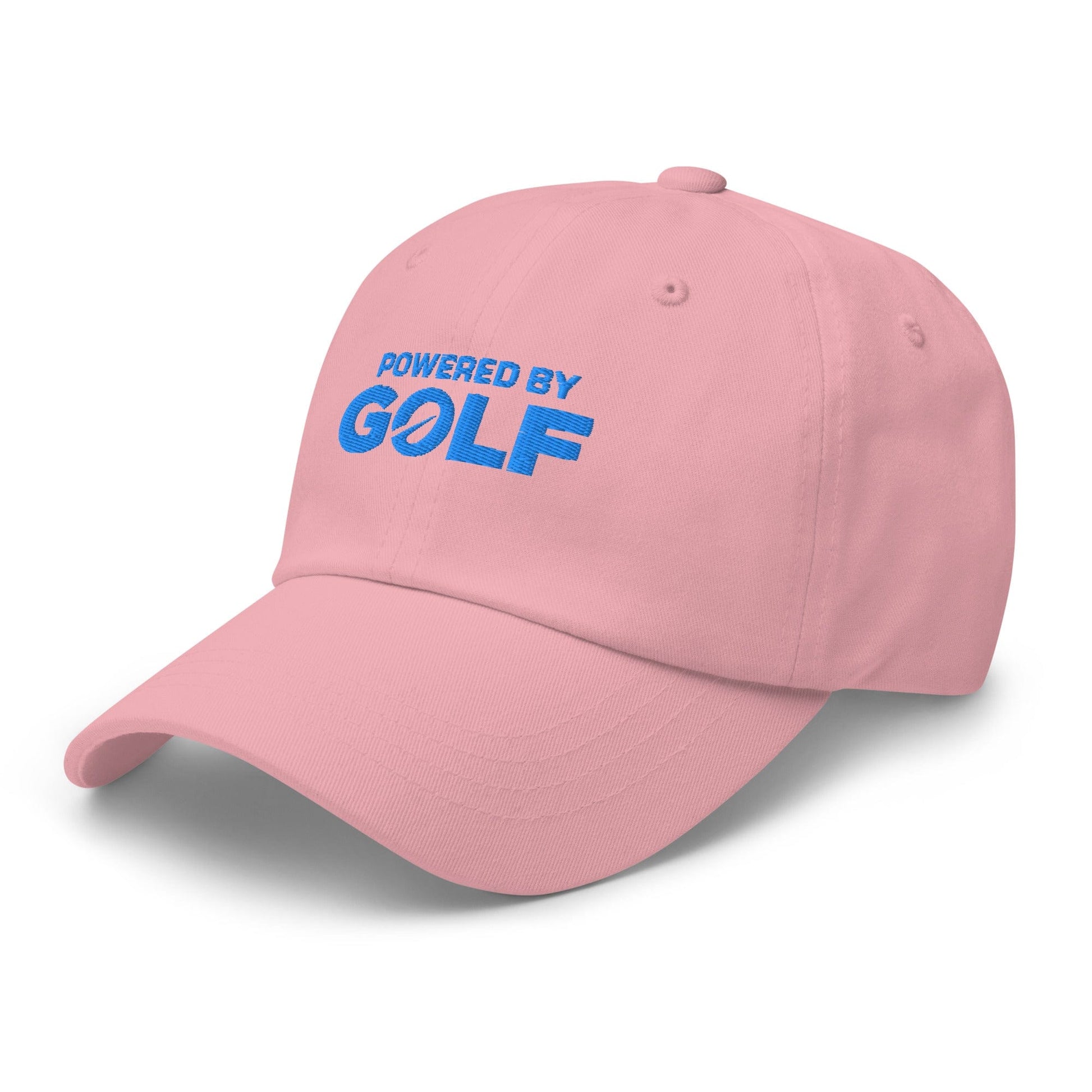 Powered By Golf Funny Embroidered Golf Cap - Funny Golf Tee by Swing Epic