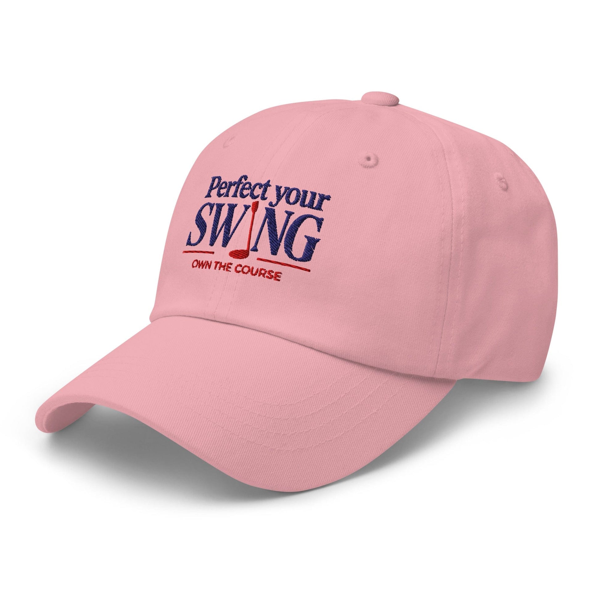 Perfect Your Swing Own the Course Embroidered Golf Cap - Funny Golf Tee by Swing Epic
