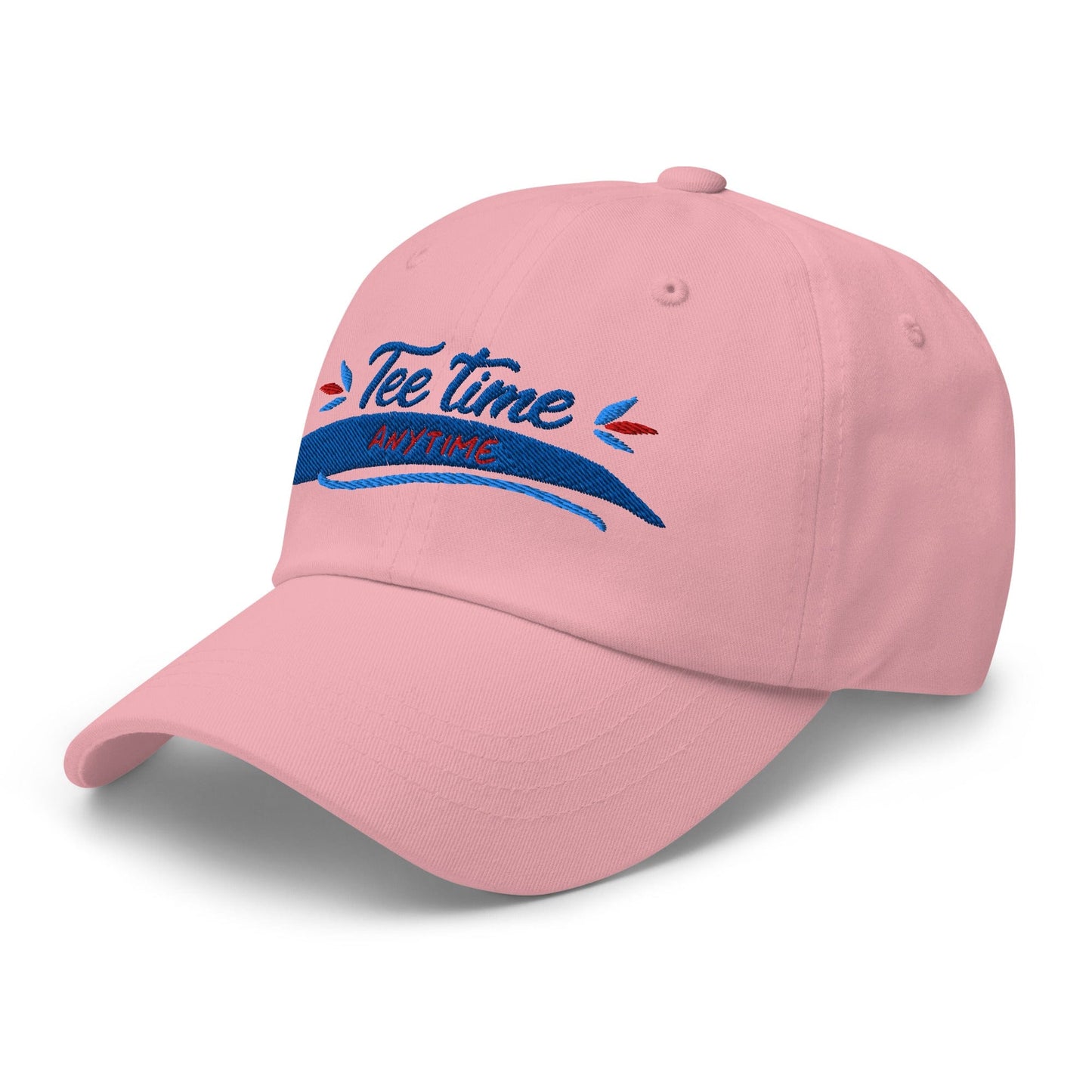 Tee Time Anytime Fun Embroidered Golf Cap - Funny Golf Tee by Swing Epic