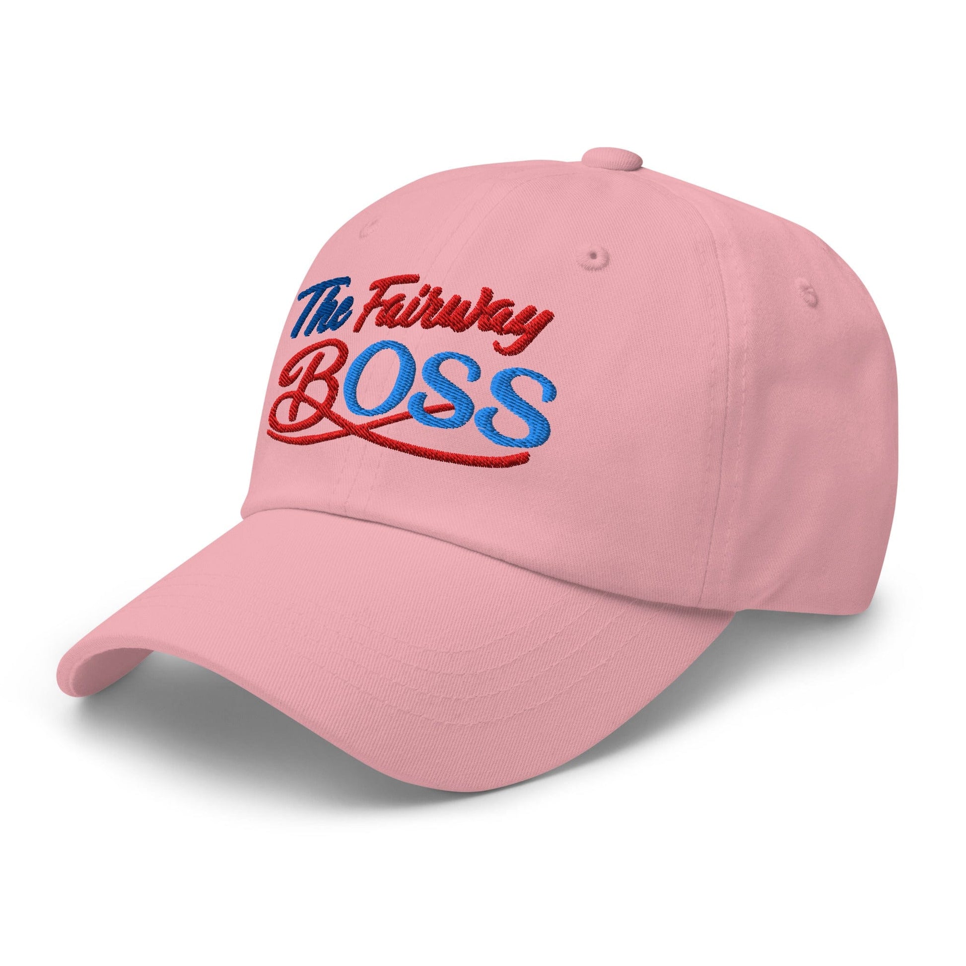 The Fairway Boss Sparkling Glitter Print Embroidered Golf Cap - Funny Golf Tee by Swing Epic
