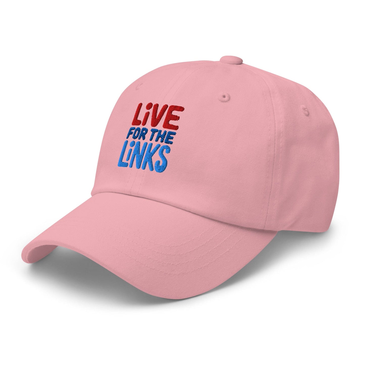 Live For The Links Fun Embroidered Golf Cap - Funny Golf Tee by Swing Epic
