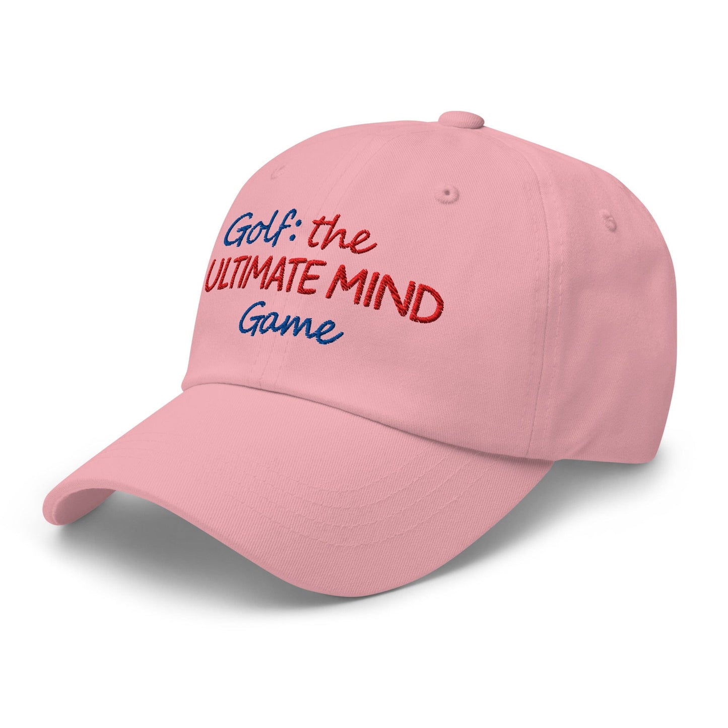 Golf: The Ultimate Mind Game Embroidered Golf Cap - Funny Golf Tee by Swing Epic