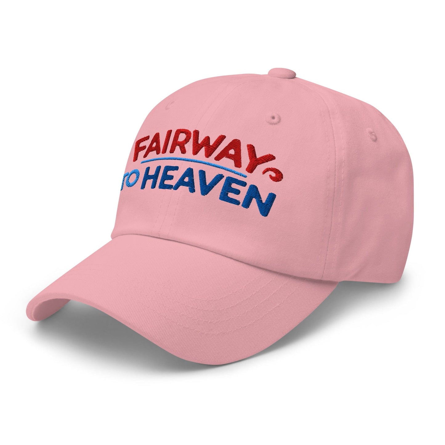 Fairway To Heaven Fun Spirit Embroidered Golf Cap - Funny Golf Tee by Swing Epic