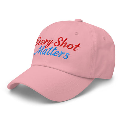 Every Shot Matters Fun Embroidered Golf Cap - Funny Golf Tee by Swing Epic