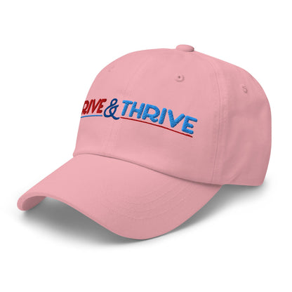Drive & Thrive Embroidered Golf Cap - Funny Golf Tee by Swing Epic