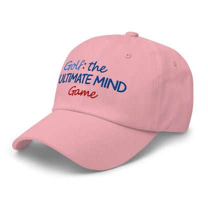Golf: The Ultimate Mind Game Embroidered Golf Cap - Funny Golf Tee by Swing Epic