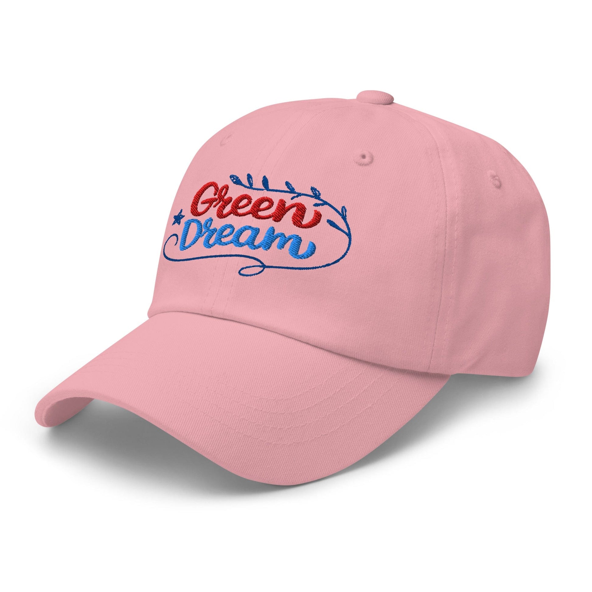 Green Dream Stars and Leaves Fun Embroidered Golf Cap - Funny Golf Tee by Swing Epic