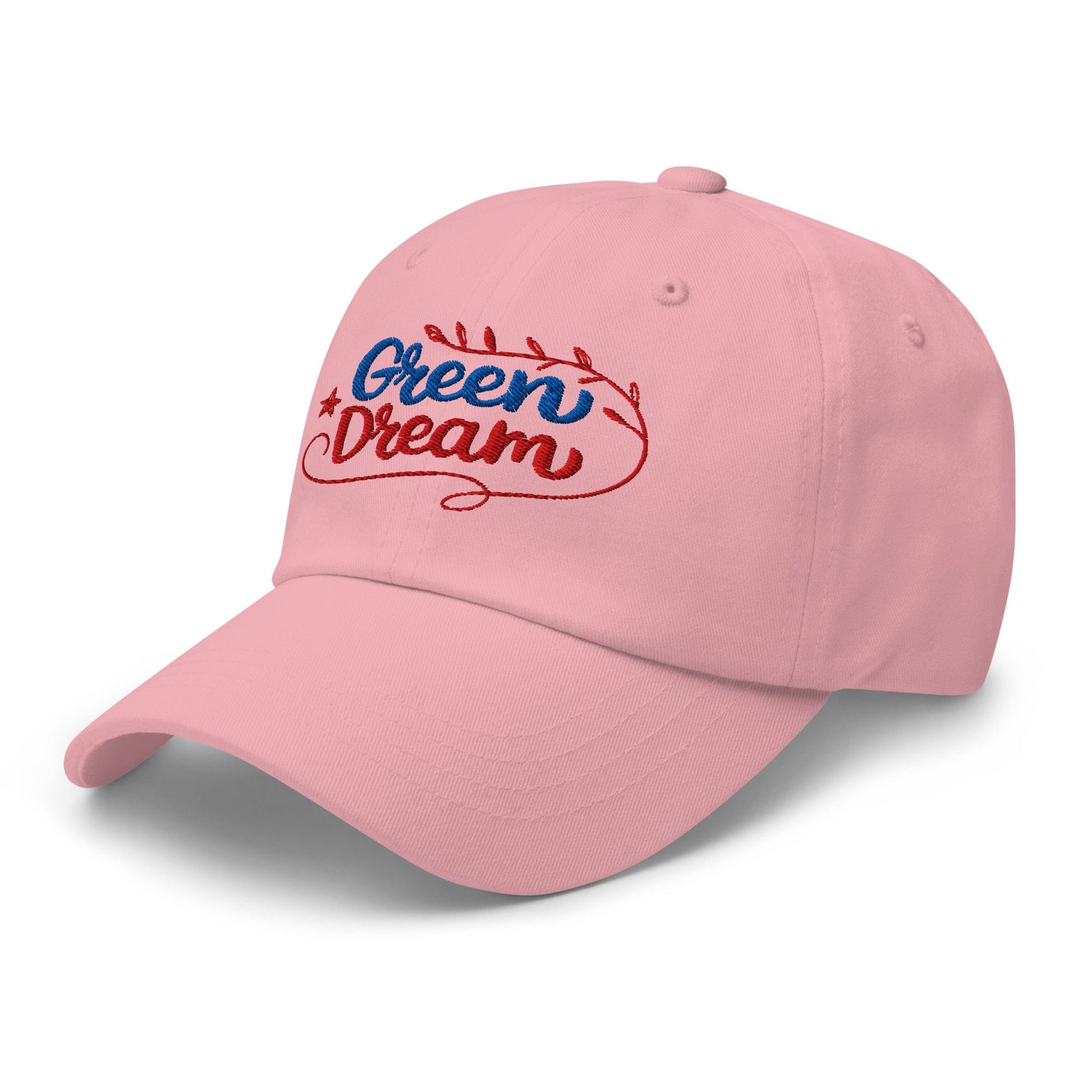 Green Dream Stars and Leaves Fun Embroidered Golf Cap - Funny Golf Tee by Swing Epic