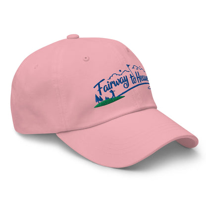 Fairway to Heaven Embroidered Golf Cap - Funny Golf Tee by Swing Epic