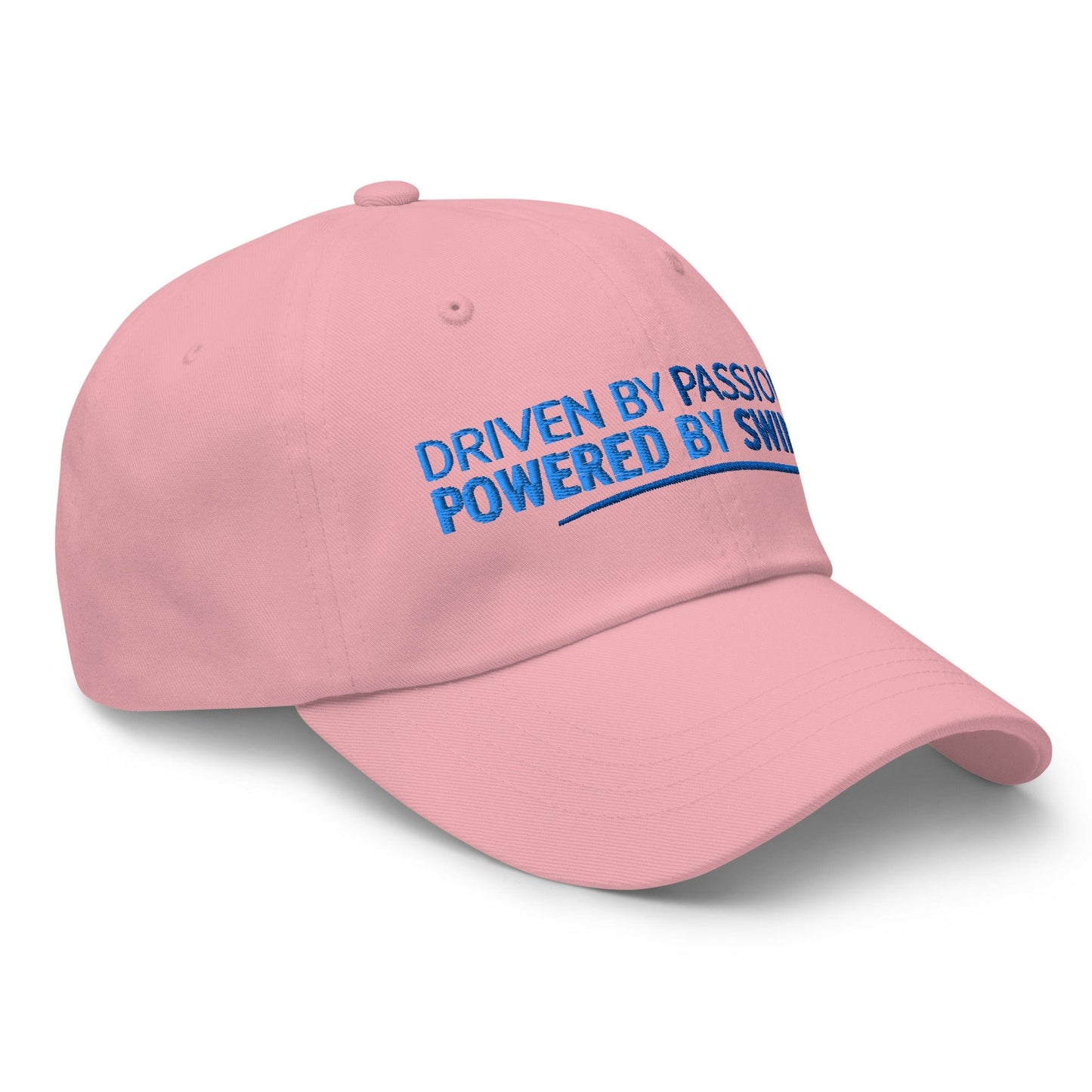 Driven by Passion Powered by Swing Embroidered Golf Cap - Funny Golf Tee by Swing Epic