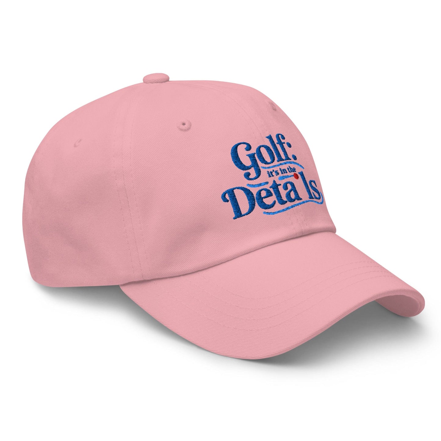 Golf It's In The Details Quirky Engaging Embroidered Golf Cap - Funny Golf Tee by Swing Epic
