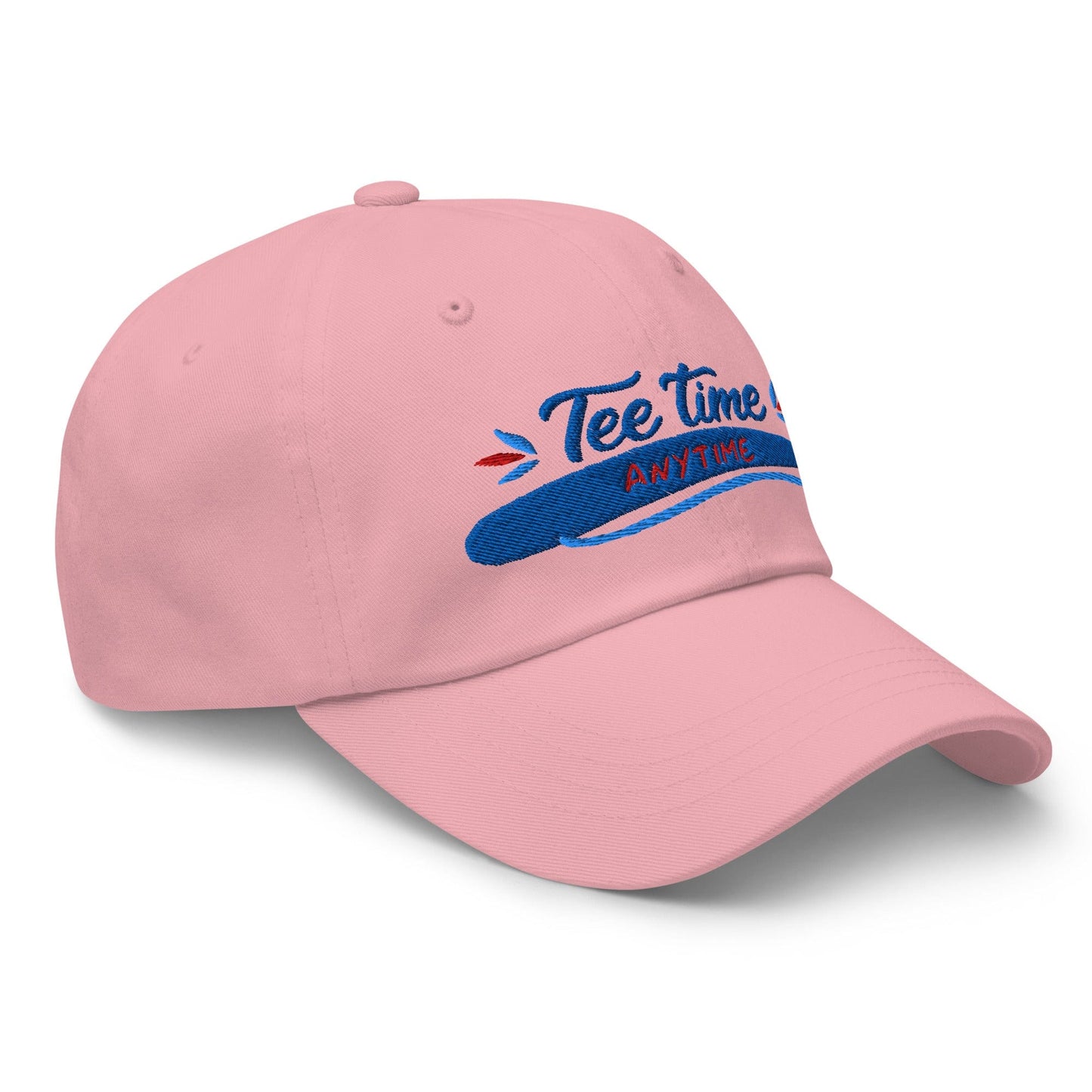 Tee Time Anytime Fun Embroidered Golf Cap - Funny Golf Tee by Swing Epic