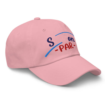 Stay on Par Embroidered Golf Cap - Funny Golf Tee by Swing Epic