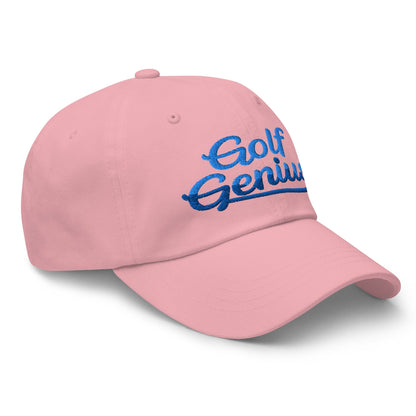 Golf Genius Quirky Fun Spirit Embroidered Golf Cap - Funny Golf Tee by Swing Epic
