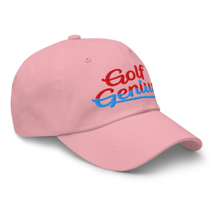 Golf Genius Quirky Fun Spirit Embroidered Golf Cap - Funny Golf Tee by Swing Epic