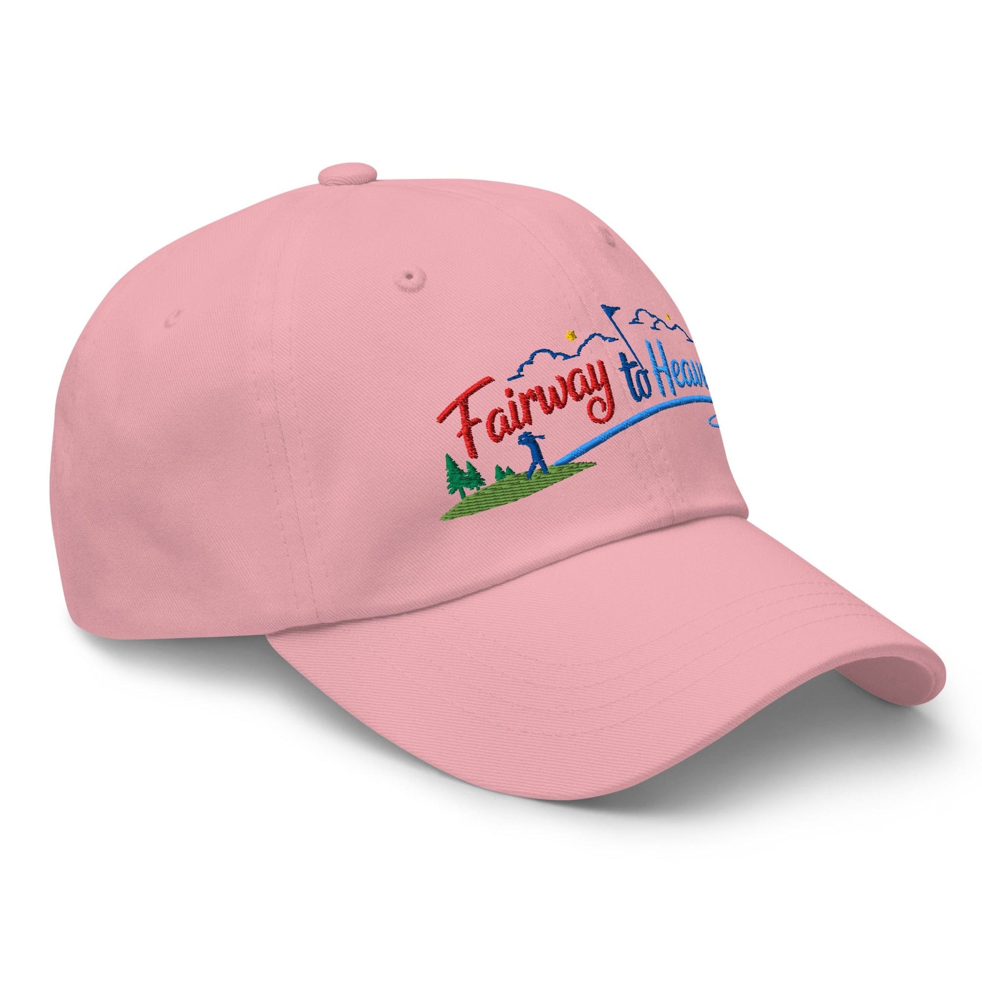 Fairway to Heaven Embroidered Golf Cap - Funny Golf Tee by Swing Epic