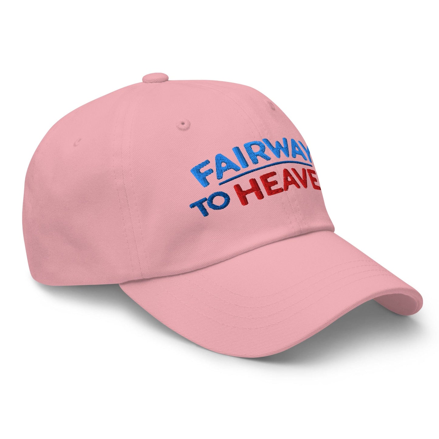Fairway To Heaven Fun Spirit Embroidered Golf Cap - Funny Golf Tee by Swing Epic