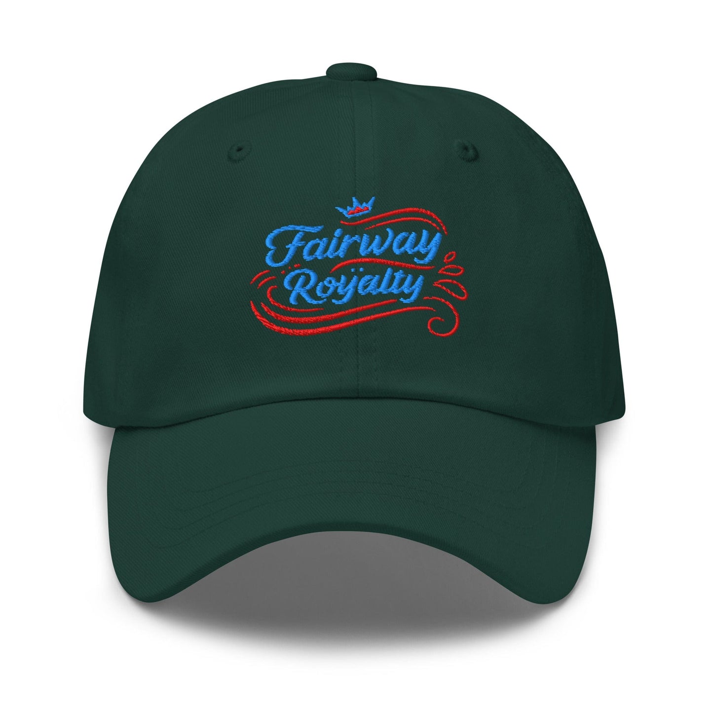Fairway Royalty Swirls Leaf Detailed Embroidered Golf Cap - Funny Golf Tee by Swing Epic