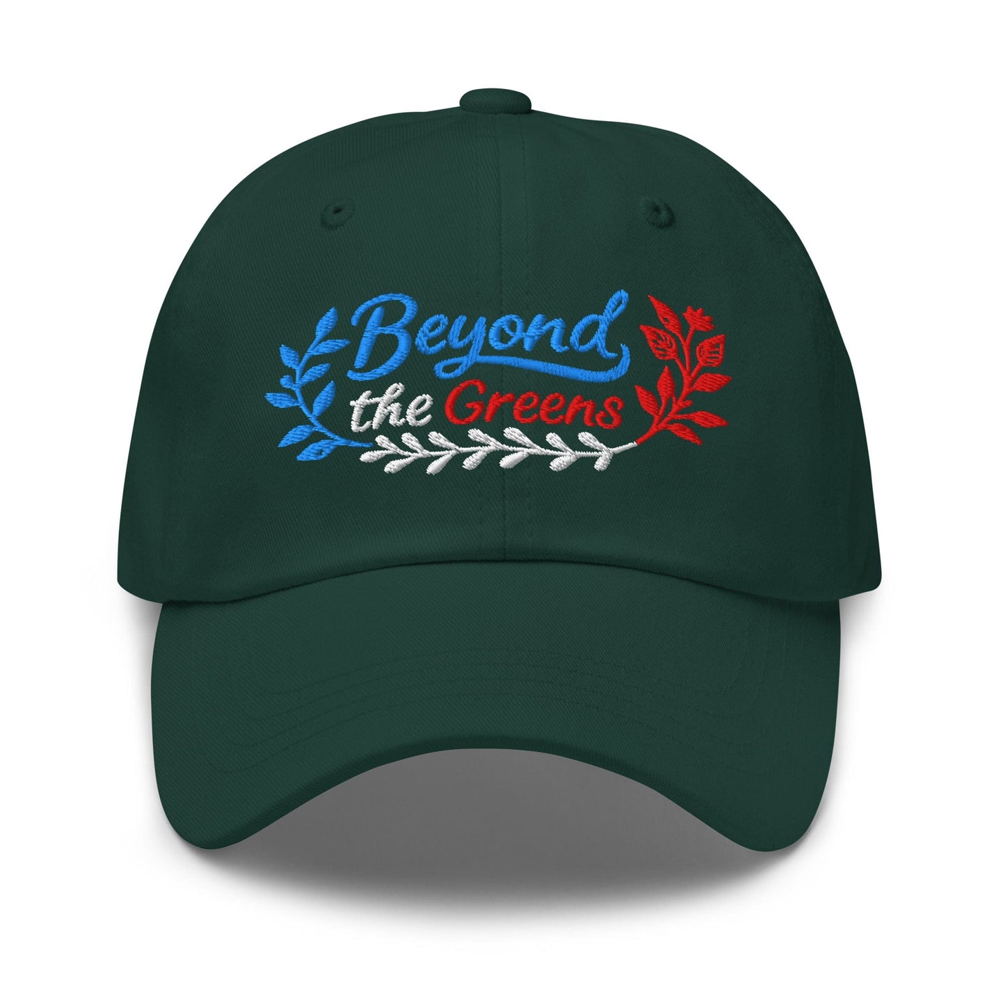 Beyond the Greens Embroidered Golf Cap - Funny Golf Tee by Swing Epic