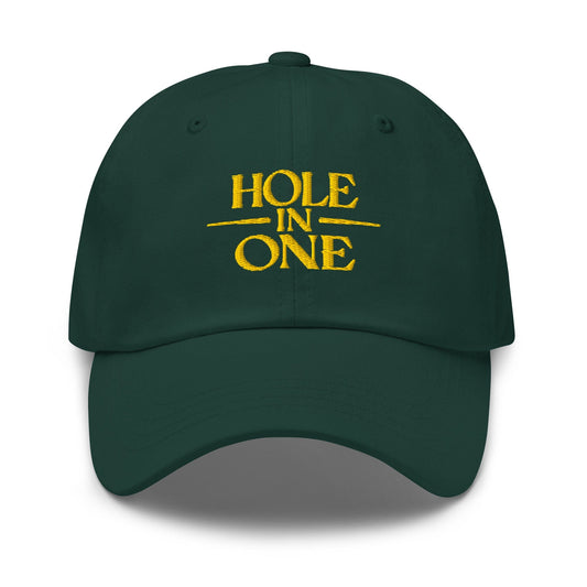Hole In One Embroidered Golf Cap - Funny Golf Tee by Swing Epic