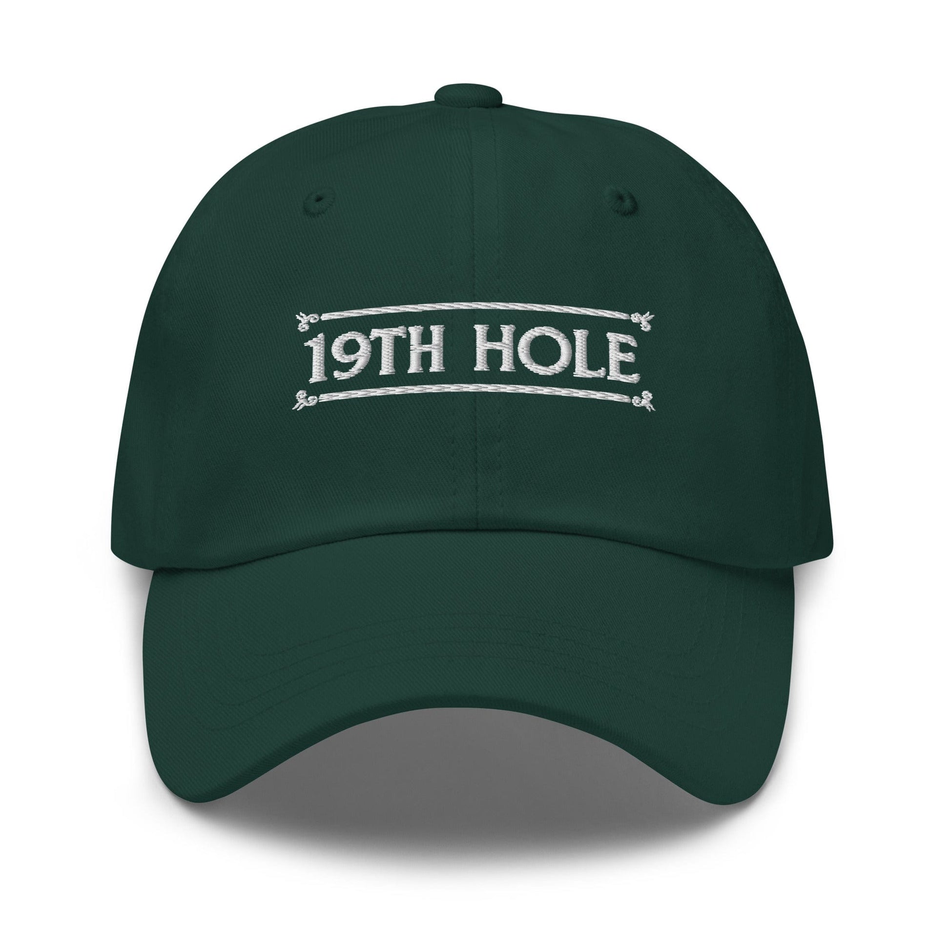 The 19th Hole Embroidered Golf Cap - Funny Golf Tee by Swing Epic