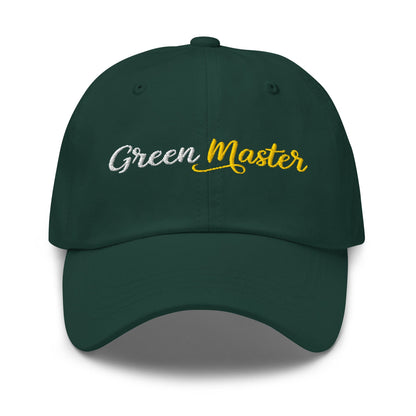 Green Master Embroidered Golf Cap - Funny Golf Tee by Swing Epic