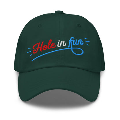 Hole in Fun Embroidered Golf Cap - Funny Golf Tee by Swing Epic