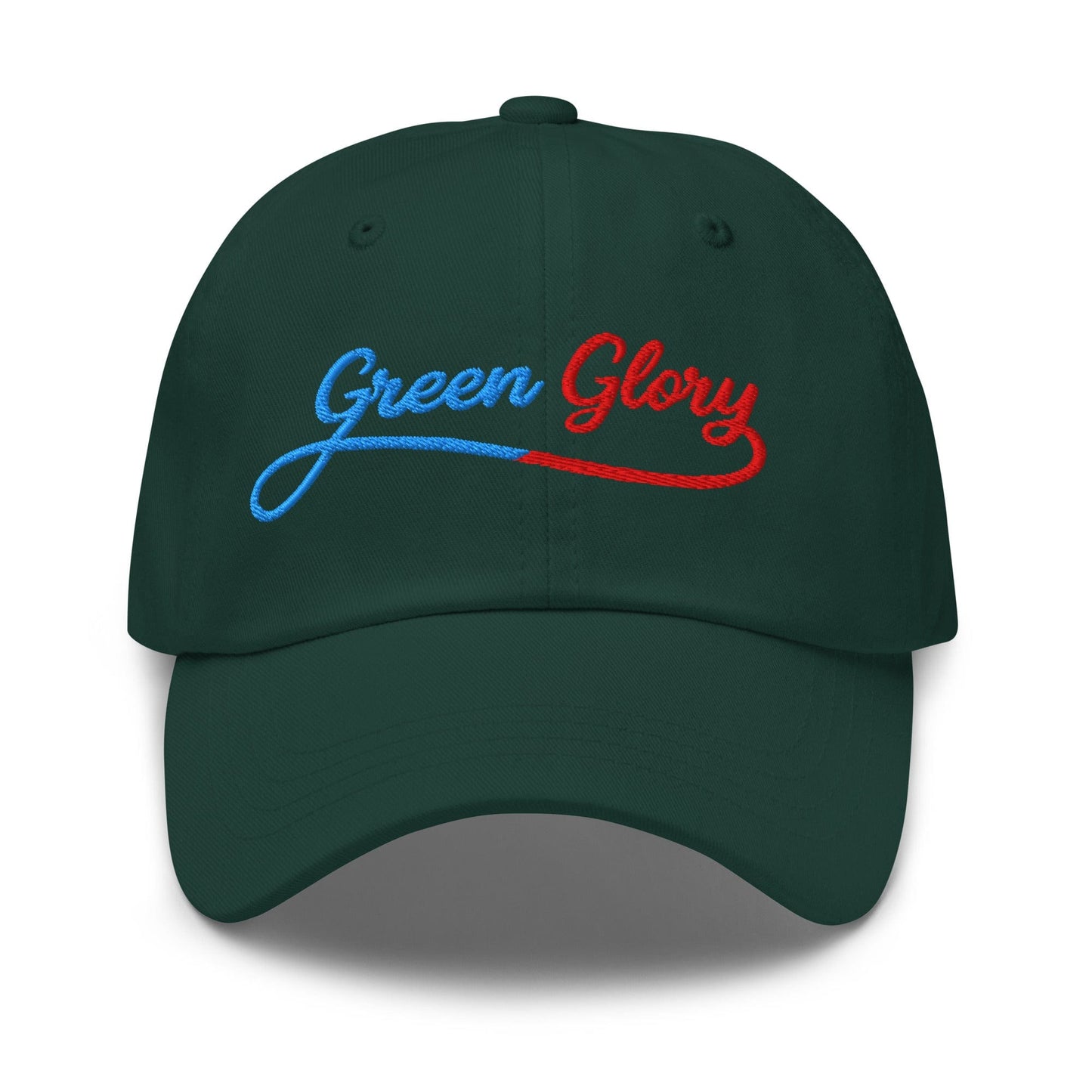 Green Glory Star Fun Floral Print Embroidered Golf Cap - Funny Golf Tee by Swing Epic
