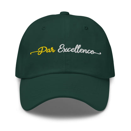 Par Excellence Embroidered Golf Cap - Funny Golf Tee by Swing Epic