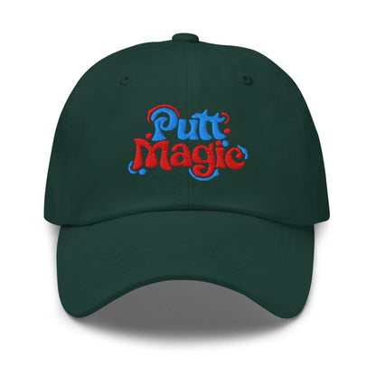 Putt Magic Quirky Embroidered Golf Cap - Funny Golf Tee by Swing Epic