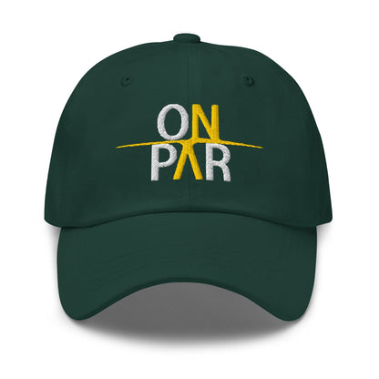 On Par Fun Embroidered Golf Cap - Funny Golf Tee by Swing Epic